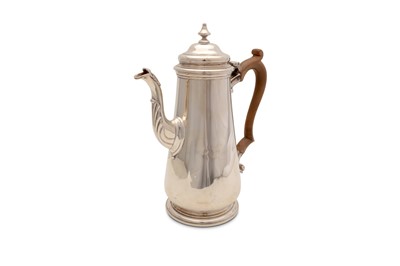 Lot 110 - An Elizabeth II sterling silver coffee pot,...