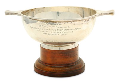 Lot 114 - An Elizabeth II sterling silver quaich bowl,...