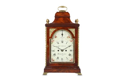 Lot 197 - A GEORGE III MAHOGANY AND GILT BRASS MOUNTED...