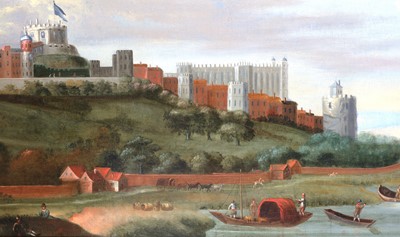 Lot 38 - ENGLISH SCHOOL, 18TH CENTURY A view of Windsor...