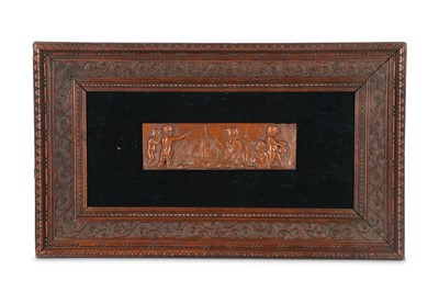 Lot 89 - AN EARLY 19TH CENTURY FLEMISH BOXWOOD RELIEF...