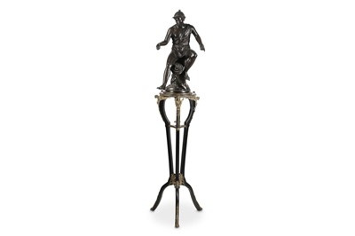 Lot 151 - A LATE 19TH CENTURY NEAPOLITAN BRONZE FIGURE...