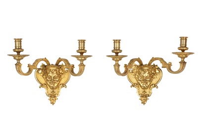 Lot 101 - A FINE PAIR OF LATE 19TH CENTURY FRENCH GILT...