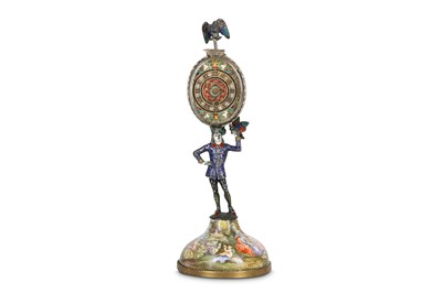 Lot 226 - A FINE LATE 19TH CENTURY VIENNESE ENAMELLED,...