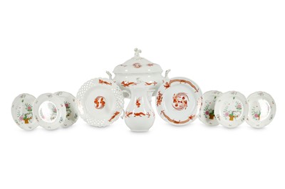 Lot 175 - A COLLECTION OF MEISSEN RED 'OPULENT COURT...