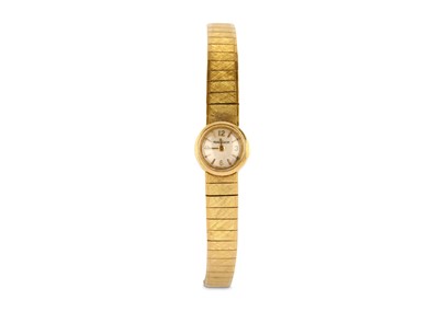 Lot 317 - JAEGER LeCOULTRE  18K GOLD MANUAL BRACELET...