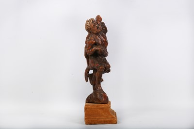 Lot 68 - A 17TH / 18TH CENTURY GERMAN CARVED WOOD...