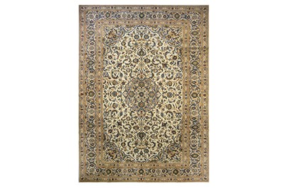 Lot 15 - A FINE KASHAN CARPET, CENTRAL PERSIA  approx....