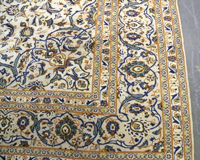 Lot 14 - A FINE KASHAN CARPET, CENTRAL PERSIA  approx....