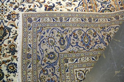 Lot 14 - A FINE KASHAN CARPET, CENTRAL PERSIA  approx....
