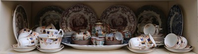 Lot 478 - A 19th Century tea set comprising sandwich...