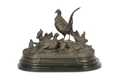 Lot 171 - JULES MOIGNIEZ (FRENCH, 1835-1894): A BRONZE...