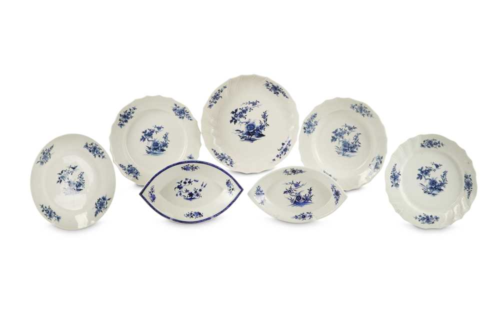 Lot 130 - AN INTERESTING COLLECTION OF BLUE-AND-WHITE...