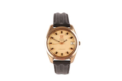 Lot 371 - OMEGA. A 9 K GOLD QUARTZ WRISTWATCH. Model:...