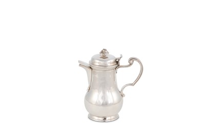 Lot 136 - An 18th century French Louis XV silver milk...