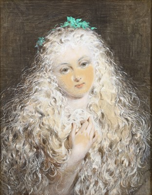 Lot 155 - FLORENCE CLAXTON (BRITISH C.1839-1879) A girl...
