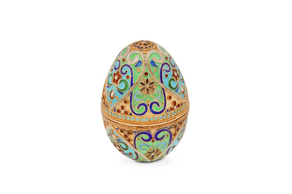 Lot 35 - A Modern Russian 84 zolotnik silver-gilt and...