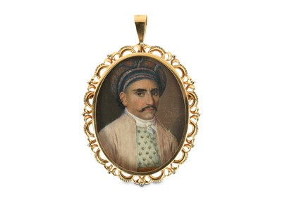 Lot 248 - AN OVAL PORTRAIT MINIATURE Possibly France or...