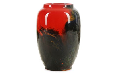 Lot 197 - A ROYAL DOULTON 'SUNG' VASE BY FRED MOORE,...