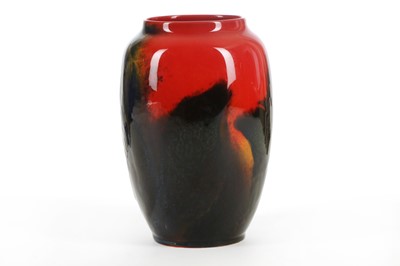 Lot 197 - A ROYAL DOULTON 'SUNG' VASE BY FRED MOORE,...