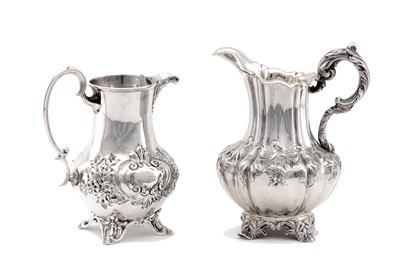 Lot 157 - A mixed group of two Victorian silver cream...