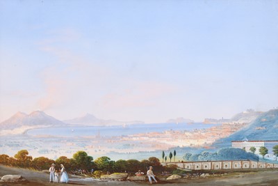 Lot 167 - NEOPOLITAN SCHOOL (19TH CENTURY) A view of the...