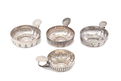 Lot 175 - A group of four 19th century French silver...