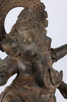 Lot 286 - A CHOLA-REVIVAL STYLE BRONZE SCULPTURE OF THE...