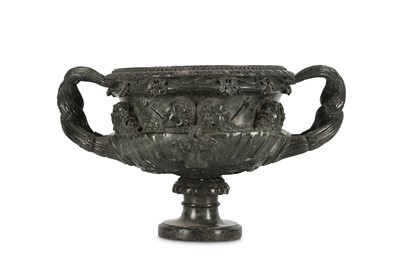 Lot 82 - A 19TH CENTURY ITALIAN CARVED SERPENTINE...