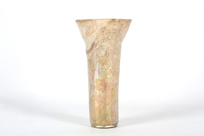 Lot 18 - AN INTACT CLEAR GLASS BEAKER Syria or Egypt,...