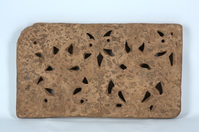 Lot 17 - AN EARLY CARVED TERRACOTTA PANEL Possibly...