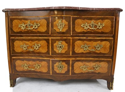 Lot 19 - AN EARLY 19TH CENTURY FRENCH ROSEWOOD,...