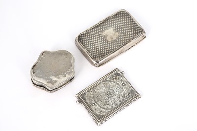 Lot 77 - THREE OTTOMAN TOILETRY AND SNUFF BOXES Ottoman...