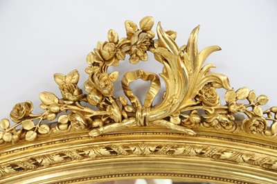 Lot 16 - A LATE 19TH CENTURY FRENCH GILTWOOD AND GESSO...