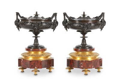 Lot 65 - A PAIR OF THIRD QUARTER 19TH CENTURY FRENCH...