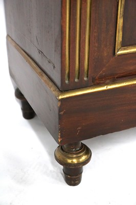 Lot 24 - A LATE 19TH CENTURY FRENCH MAHOGANY AND BRASS...