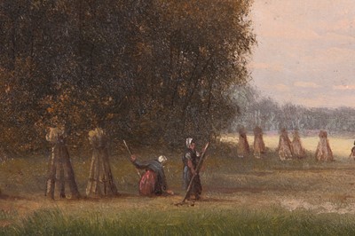 Lot 273 - M.DONAT (FRENCH fl.1840-180) Harvest Scene...