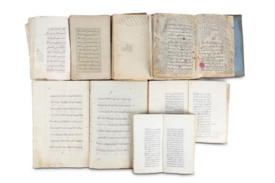 Lot 140 - A GROUP OF SEVEN MANUSCRIPTS Iran, late 19th -...
