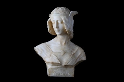 Lot 133 - PIETRO BAZZANTI (ITALIAN, 1842-1881): A CARVED...