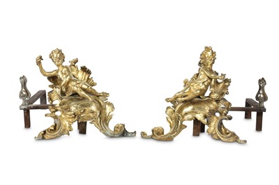 Lot 105 - A PAIR OF LATE 19TH CENTURY FRENCH BRONZE...