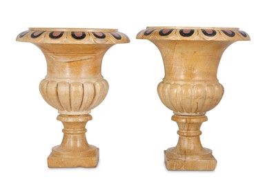 Lot 83 - A LARGE PAIR OF EARLY 20TH CENTURY ITALIAN...