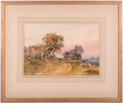 Lot 120 - HENRY JUTSUM (BRITISH 1816-1869) Landscape in...