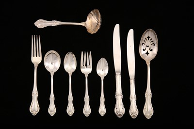 Lot 110 - A 20th century American canteen of sterling...