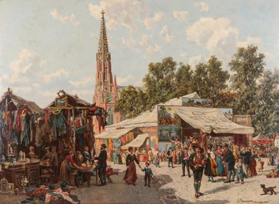 Lot 308 - OTTO VON RUPPERT (GERMAN 1841 - 1923)  Fair at...