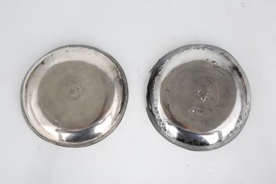 Lot 69 - TWO NIELLOED-SILVER DISHES Ottoman Greece or...