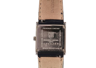 Lot 329 - FREDERIQUE CONSTANT. A LADIES QUARTZ...