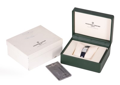 Lot 329 - FREDERIQUE CONSTANT. A LADIES QUARTZ...