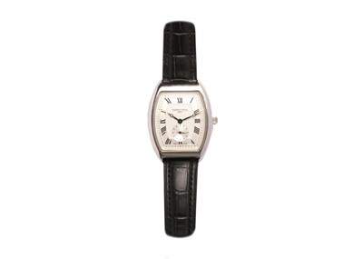 Lot 390 - FREDERIQUE CONSTANT. A LADIES QUARTZ...