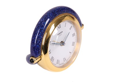 Lot 434 - SWIZA ALARM QUARTZ CLOCK. Maker: Swiza. Date:...