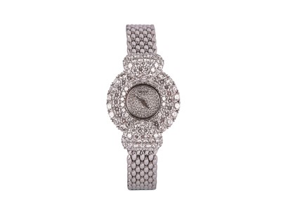 Lot 308 - Chopard. A fine and rare 18K white gold and...
